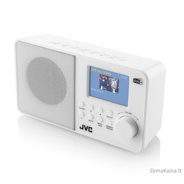 Radio JVC DAB RA-E611W-DAB white 1