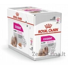 ROYAL CANIN Exigent Šlapias maistas šunims Paštetas 12x85 g