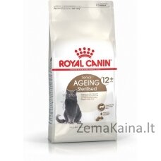 Royal Canin Senior Ageing Sterilised 12+ sausas kačių ėdalas Kukurūzai, paukštiena, daržovės 2 kg