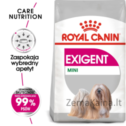 ROYAL CANIN Mini Exigent - sausas ėdalas išrankiems šunims - 1kg