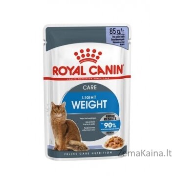 ROYAL CANIN FCN Light Weight Care in jelly - drėgnas ėdalas suaugusioms katėms - 12x85g