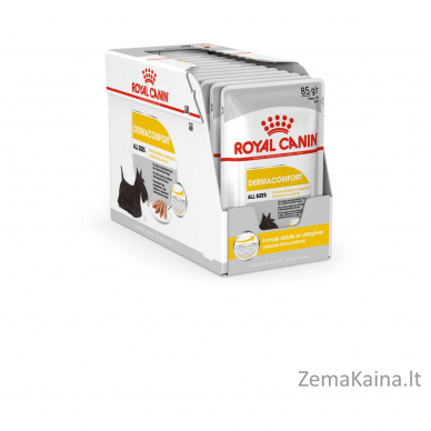 ROYAL CANIN Dermacomfort Care Šlapias maistas šunims Paštetas 12x85 g 1