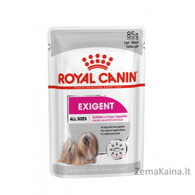 ROYAL CANIN Exigent Šlapias maistas šunims Paštetas 12x85 g