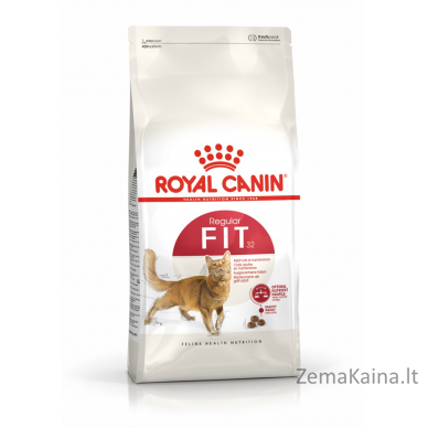 Royal Canin Feline Fit 2kg sausas kačių maistas Suaugusių 10