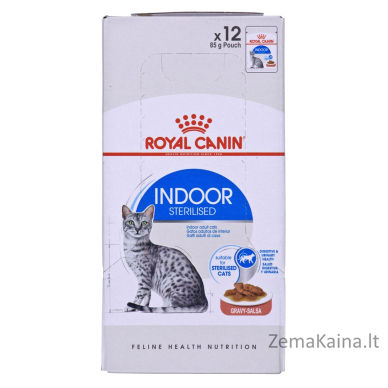 ROYAL CANIN FHN Indoor jelly - drėgnas ėdalas suaugusioms katėms - 12x85g 1