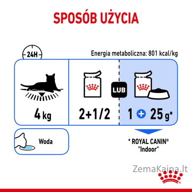 ROYAL CANIN FHN Indoor jelly - drėgnas ėdalas suaugusioms katėms - 12x85g 6