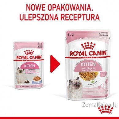 Royal Canin FHN Kitten Instinctive in jelly -  drėgnas ėdalas kačiukams - 12x85g 7