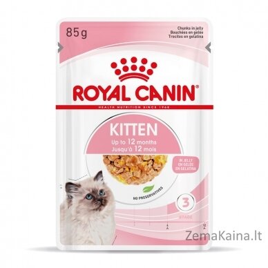 Royal Canin FHN Kitten Instinctive in jelly -  drėgnas ėdalas kačiukams - 12x85g