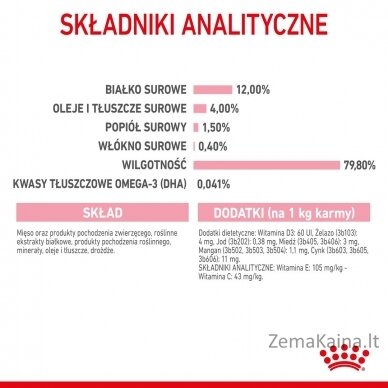 Royal Canin FHN Kitten Instinctive in jelly -  drėgnas ėdalas kačiukams - 12x85g 3