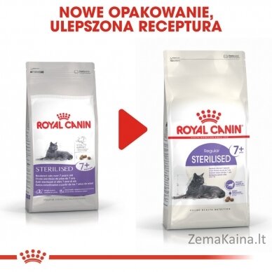 Royal Canin FHN Sterilised 7+ - sausas ėdalas suaugusioms katėms - 10kg 1