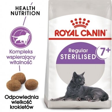 Royal Canin FHN Sterilised 7+ - sausas ėdalas suaugusioms katėms - 10kg 9