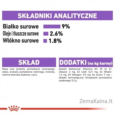 ROYAL CANIN FHN Sterilised padaže - drėgnas ėdalas suaugusioms katėms - 12x85g 4