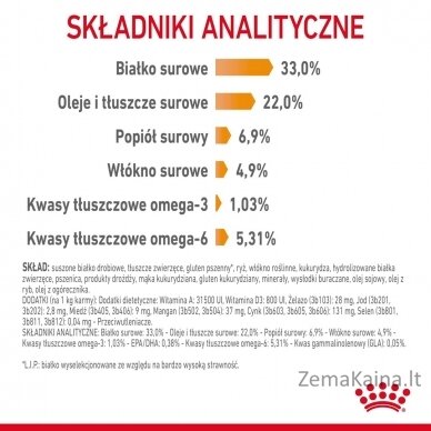 Royal Canin Hair & Skin Care sausas kačių maistas 10 kg Adult 6