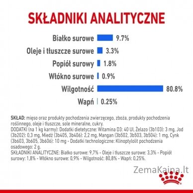 ROYAL CANIN Indoor Sterilized - Šlapias kačių maistas - Gabalėliai padaže 12x85 g 5