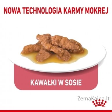 ROYAL CANIN Indoor Sterilized - Šlapias kačių maistas - Gabalėliai padaže 12x85 g 8