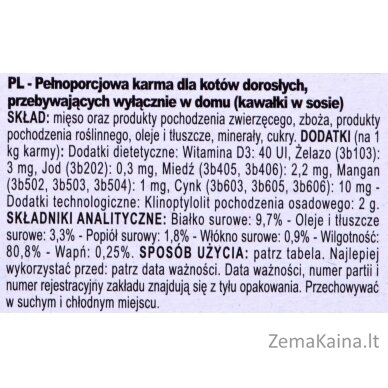 ROYAL CANIN Indoor Sterilized - Šlapias kačių maistas - Gabalėliai padaže 12x85 g