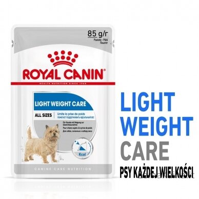 ROYAL CANIN Light Weight Care Šlapias maistas šunims Paštetas 12x85 g 7