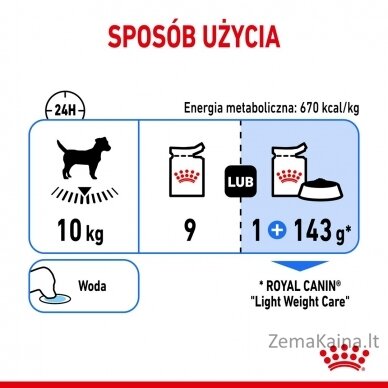 ROYAL CANIN Light Weight Care Šlapias maistas šunims Paštetas 12x85 g 4