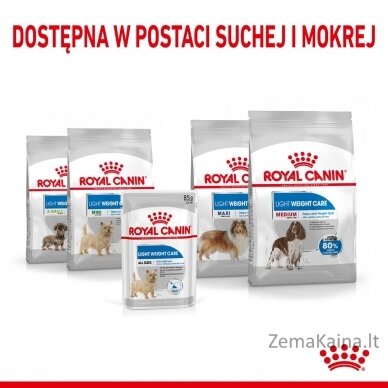 ROYAL CANIN Light Weight Care Šlapias maistas šunims Paštetas 12x85 g 8