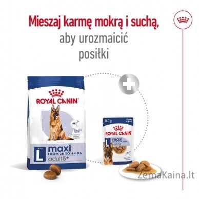 Royal Canin Maxi Adult 5+ Sausas šunų maistas Paukštiena, Ryžiai 15 kg 5