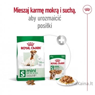 ROYAL CANIN Mini Adult +8 - sausas maistas šunims - 2kg 3