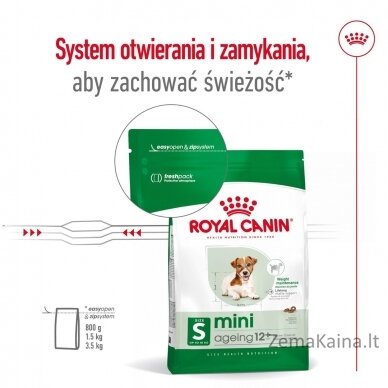 Royal Canin Mini Ageing 12+ Adult Sausas šunų maistas 3,5 kg 2