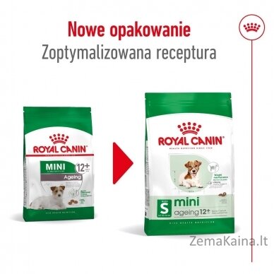 Royal Canin Mini Ageing 12+ Adult Sausas šunų maistas 3,5 kg 1