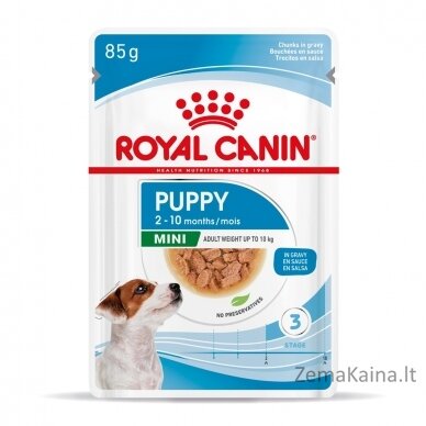 ROYAL CANIN SHN Mini Puppy in sauce - drėgnas maistas šuniukams - 12X85g 10