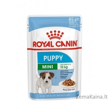 ROYAL CANIN SHN Mini Puppy in sauce - drėgnas maistas šuniukams - 12X85g 1