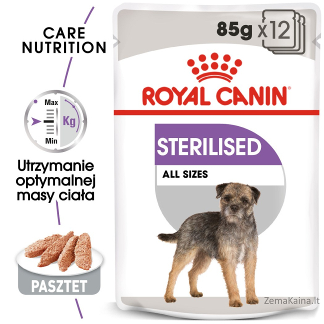 Royal Canin CCN Sterilised Loaf - drėgnas maistas suaugusiems šunims - 12x85g 7