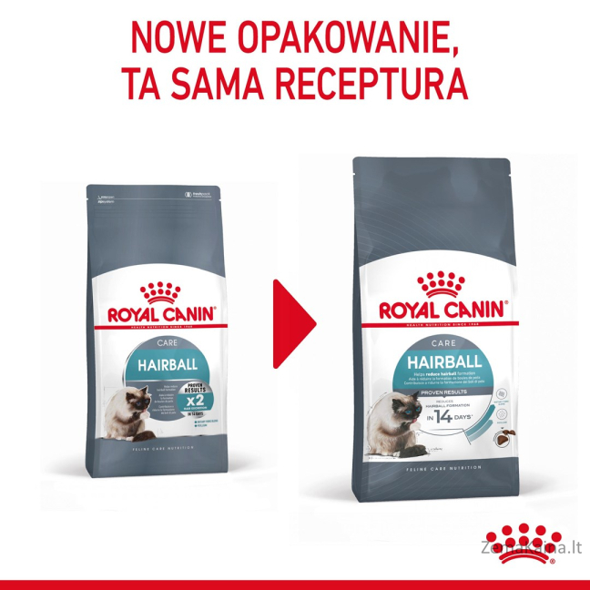 Royal Canin Hairball Care sausas kačių maistas 10 kg Adult Kukurūzas, Paukštiena, Ryžiai, Daržovių 5