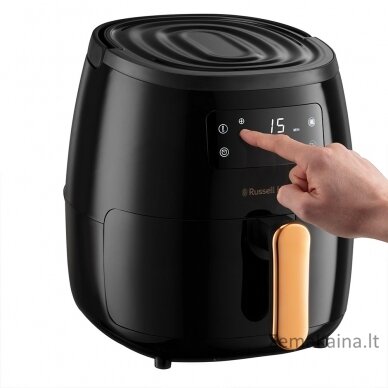 Russell Hobbs SatisFry Air Heißluftfritteuse Vienas 5 L Autonominės 1650 W Karšto oro gruzdintuvė Juoda 5