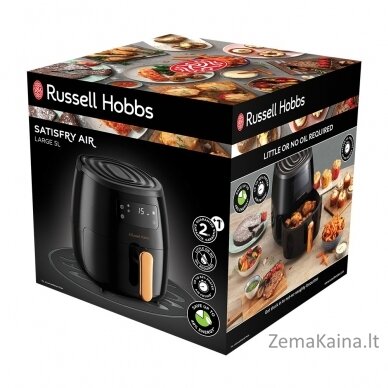 Russell Hobbs SatisFry Air Heißluftfritteuse Vienas 5 L Autonominės 1650 W Karšto oro gruzdintuvė Juoda 8