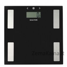 Salter 9150 BK3R Black Glass Analyser Bathroom Scales