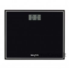 Salter 9207 BK3R Compact Glass Electronic Bathroom Scale - Black