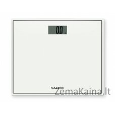 Salter 9207 WH3R Compact Glass Electronic Bathroom Scale - White