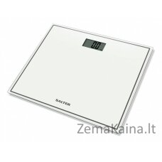 Salter 9207 WH3R Compact Glass Electronic Bathroom Scale - White