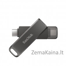 SanDisk iXpand USB atmintukas 128 GB USB Type-C / Lightning 3.2 Gen 1 (3.1 Gen 1) Juoda