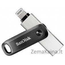 SanDisk iXpand USB atmintukas 64 GB USB Type-A / Lightning 3.2 Gen 2 (3.1 Gen 2) Juoda, Sidabras