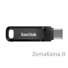 SanDisk Ultra Dual Drive Go USB atmintukas 256 GB USB Type-A / USB Type-C 3.2 Gen 1 (3.1 Gen 1) Juoda