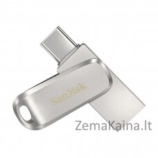 SanDisk Ultra Dual Drive Luxe USB flash drive 128 GB 3.2 Gen 1 (3.1 Gen 1) Stainless steel