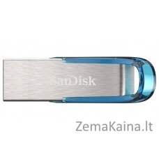 SanDisk Ultra Flair USB flash drive 64 GB USB Type-A 3.2 Gen 1 (3.1 Gen 1) Blue, Silver