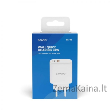 SAVIO LA-06 USB Type A & Type C Quick Charge Power Delivery 3.0 Vidaus