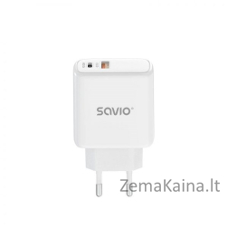 SAVIO LA-06 USB Type A & Type C Quick Charge Power Delivery 3.0 Vidaus