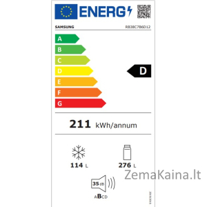 Šaldytuvas Samsung RB38C7B6D12/EF 4