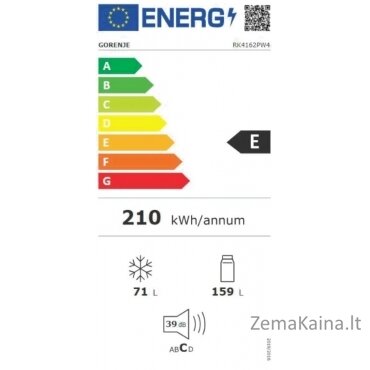 Šaldytuvas Gorenje RK4162PW4 2