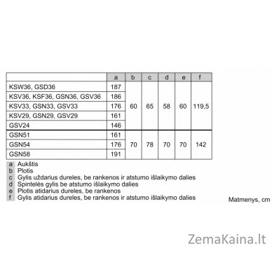 Šaldiklis Bosch GSN36CWEP 3