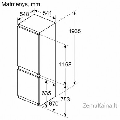 Šaldytuvas Bosch KIN965SE0 2