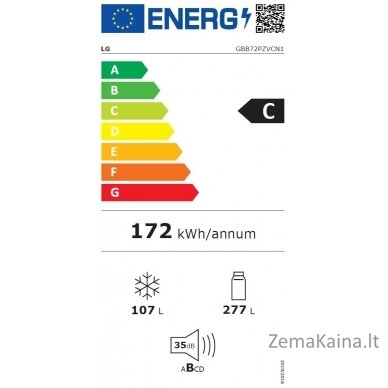 Šaldytuvas LG GBB72PZVCN1 3