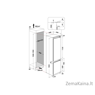 Šaldytuvas Whirlpool WHC20 T53 P 7